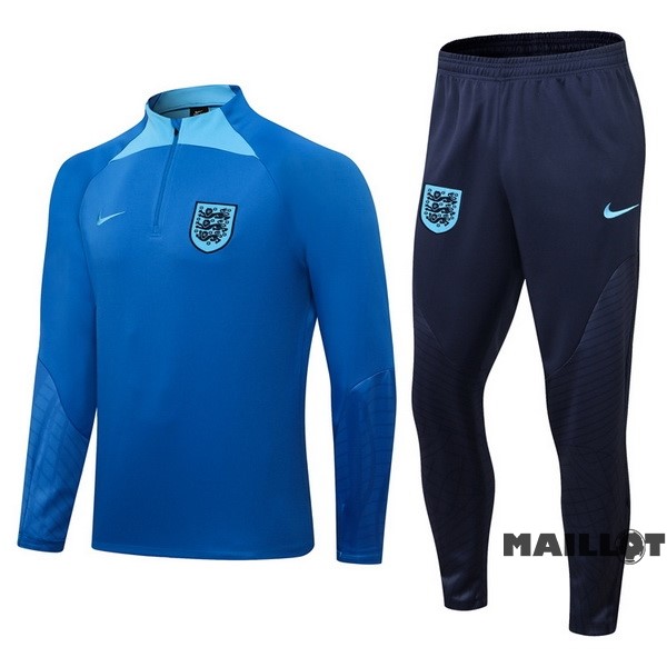 Foot Maillot Pas Cher Survêtements Enfant Angleterre 2022 Bleu