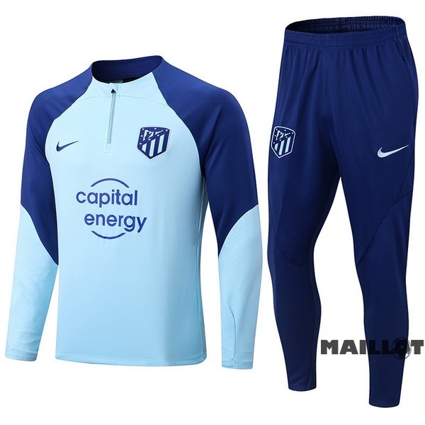 Foot Maillot Pas Cher Survêtements Enfant Atlético Madrid 2022 2023 III Bleu