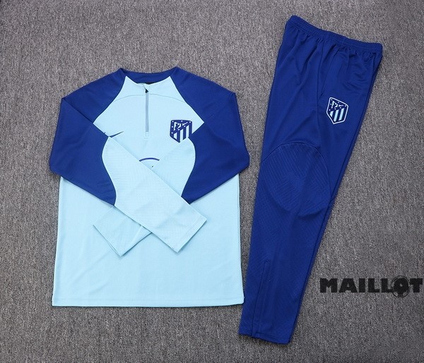 Foot Maillot Pas Cher Survêtements Enfant Atlético Madrid 2022 2023 III Bleu