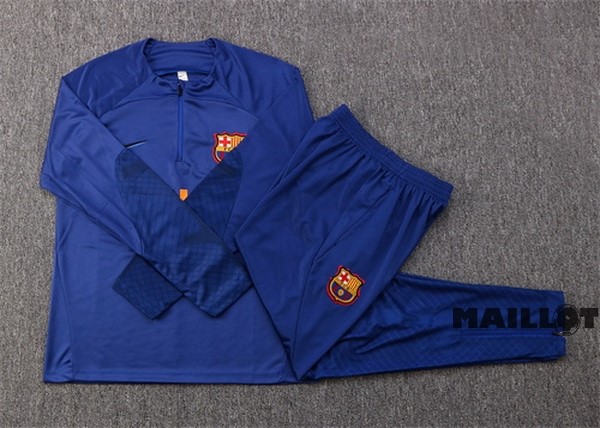 Foot Maillot Pas Cher Survêtements Enfant Barcelona 2022 2023 Bleu I Marine