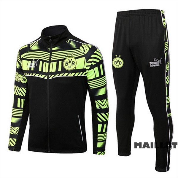 Foot Maillot Pas Cher Survêtements Enfant Borussia Dortmund 2022 2023 Noir I Jaune