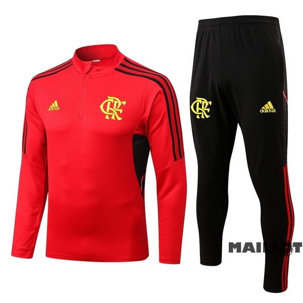 Foot Maillot Pas Cher Survêtements Enfant Flamengo 2022 2023 Rouge Noir