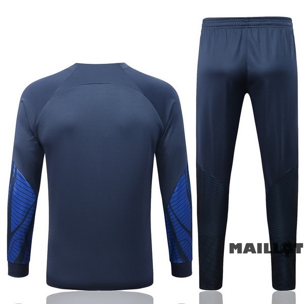Foot Maillot Pas Cher Survêtements Enfant France 2022 Bleu III Marine