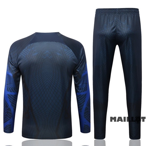 Foot Maillot Pas Cher Survêtements Enfant France 2022 Bleu II Marine