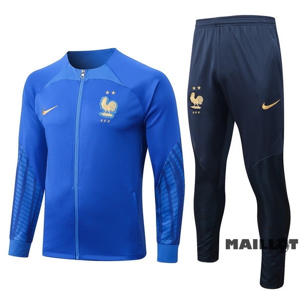 Foot Maillot Pas Cher Survêtements Enfant France 2022 I Bleu