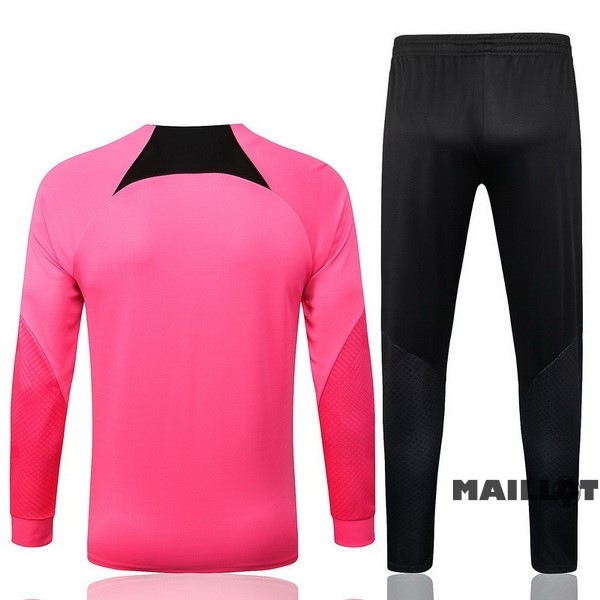 Foot Maillot Pas Cher Survêtements Enfant Liverpool 2022 2023 Rose Noir