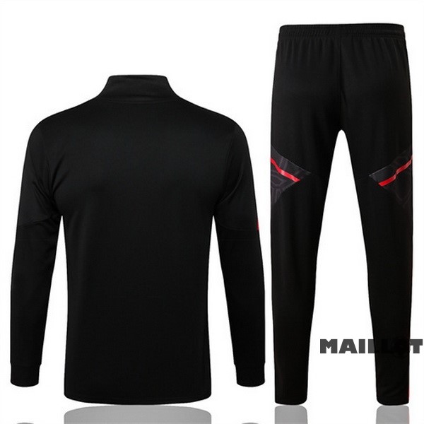 Foot Maillot Pas Cher Survêtements Enfant Manchester United 2022 2023 Noir I Rouge