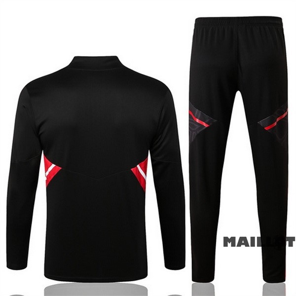 Foot Maillot Pas Cher Survêtements Enfant Manchester United 2022 2023 Noir Rouge