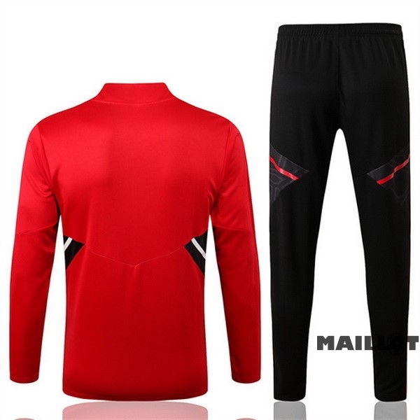 Foot Maillot Pas Cher Survêtements Enfant Manchester United 2022 2023 Rouge I Noir