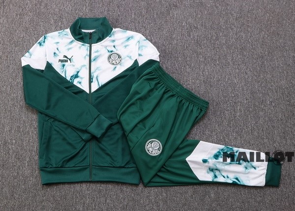 Foot Maillot Pas Cher Survêtements Enfant Palmeiras 2022 2023 Vert Blanc