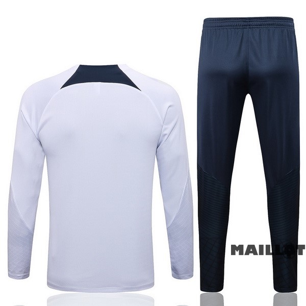Foot Maillot Pas Cher Survêtements Enfant Paris Saint Germain 2022 2023 Blanc Bleu Marine