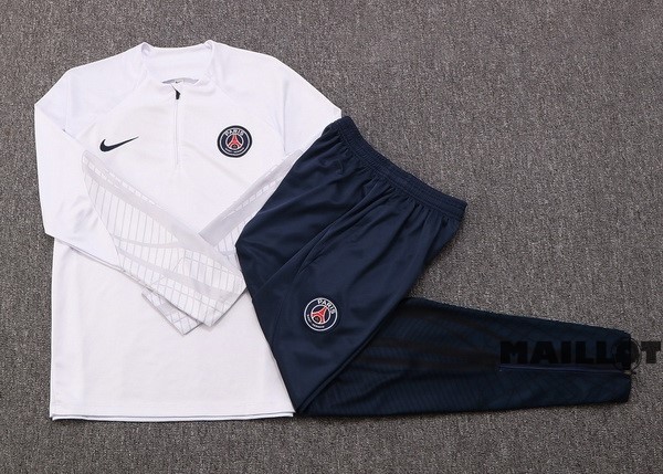 Foot Maillot Pas Cher Survêtements Enfant Paris Saint Germain 2022 2023 Blanc I Bleu