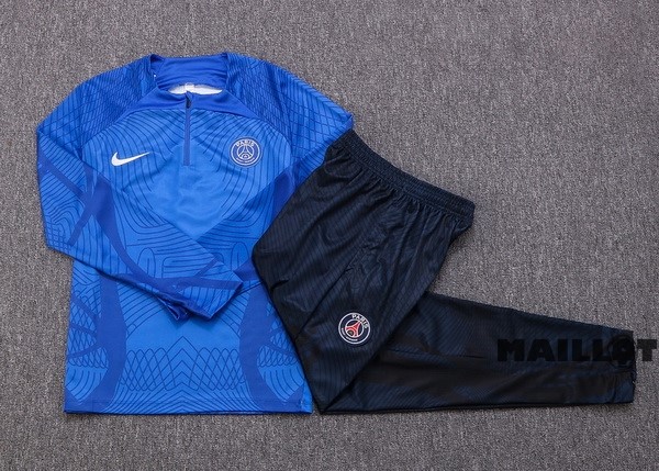 Foot Maillot Pas Cher Survêtements Enfant Paris Saint Germain 2022 2023 Bleu I Noir