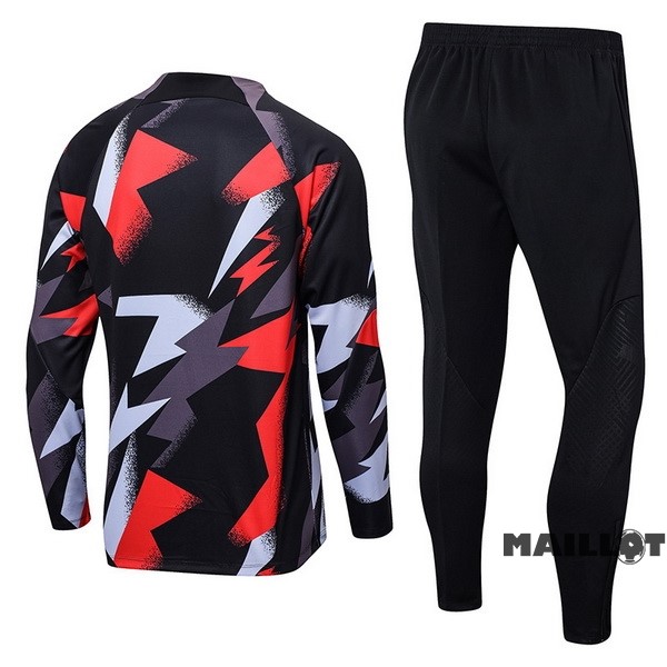 Foot Maillot Pas Cher Survêtements Enfant Paris Saint Germain 2022 2023 Rouge Gris Noir