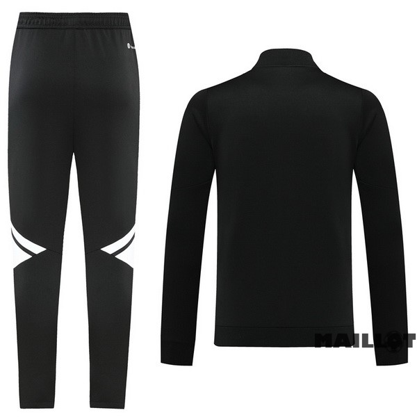Foot Maillot Pas Cher Survêtements Juventus 2022 2023 Noir Blanc Jaune