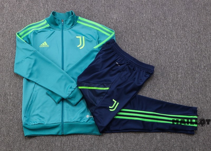 Foot Maillot Pas Cher Survêtements Juventus 2022 2023 Vert I Bleu