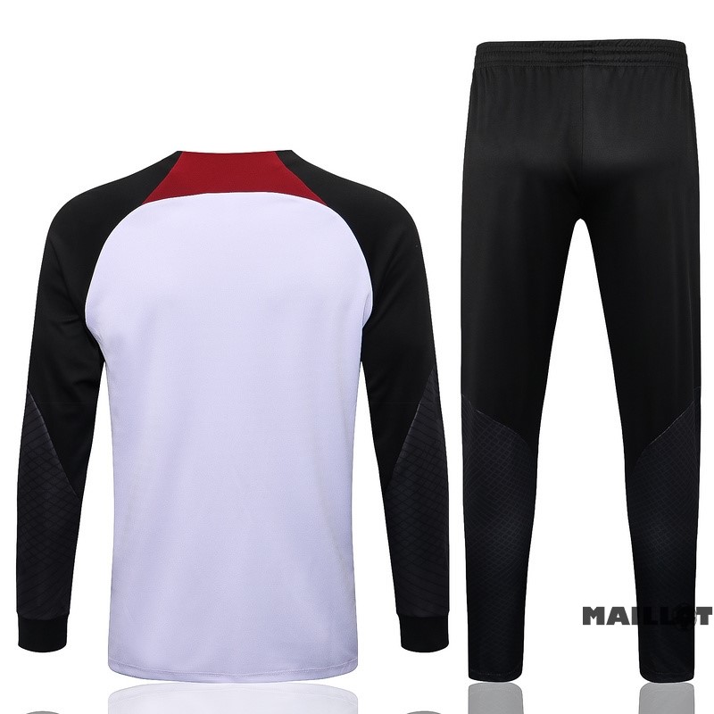 Foot Maillot Pas Cher Survêtements Liverpool 2022 2023 Blanc I Noir