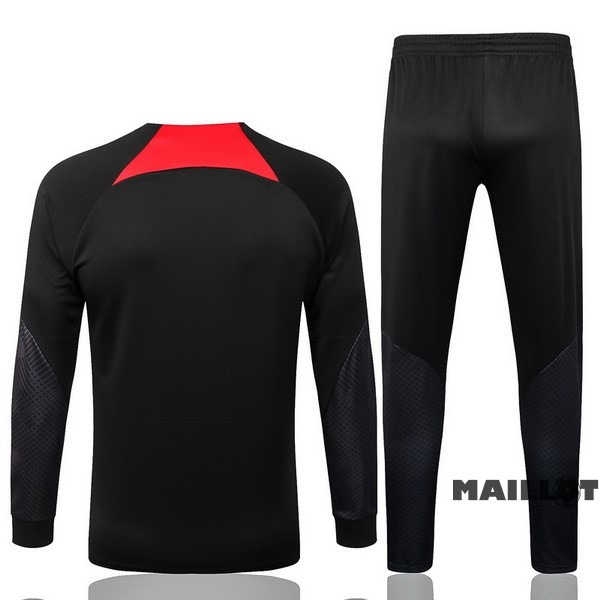 Foot Maillot Pas Cher Survêtements Liverpool 2022 2023 Noir III Rouge