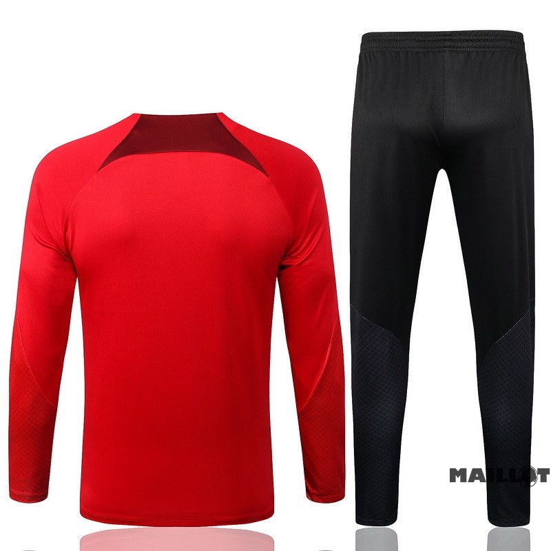 Foot Maillot Pas Cher Survêtements Liverpool 2022 2023 Rouge I Noir