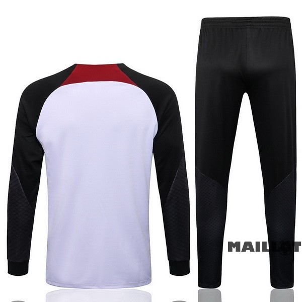 Foot Maillot Pas Cher Survêtements Liverpool Enfant 2022 2023 Blanc I Noir