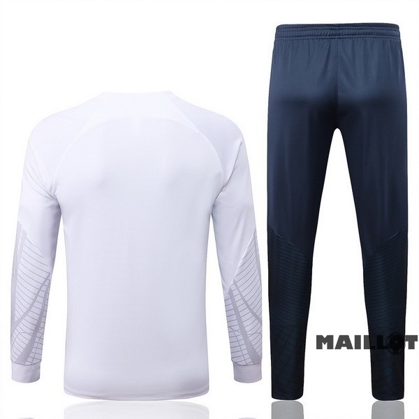 Foot Maillot Pas Cher Survêtements Paris Saint Germain 2022 2023 Blanc Bleu