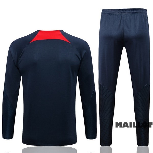 Foot Maillot Pas Cher Survêtements Paris Saint Germain 2022 2023 Bleu Marine Rouge