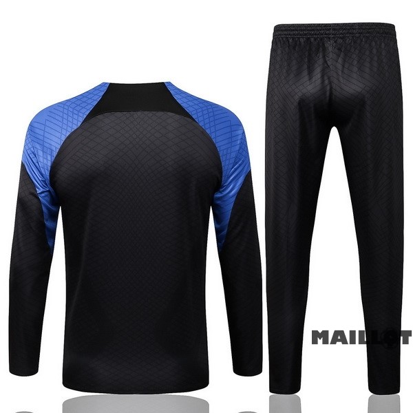 Foot Maillot Pas Cher Survêtements Paris Saint Germain 2022 2023 Noir Bleu