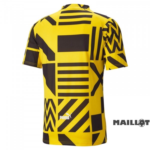 Foot Maillot Pas Cher Thailande Antes del Juego Maillot Borussia Dortmund 2022 2023 Jaune