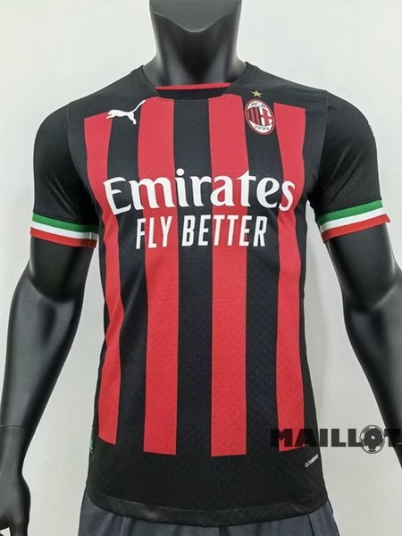 Foot Maillot Pas Cher Thailande Domicile Joueurs Maillot AC Milan 2022 2023 Rouge