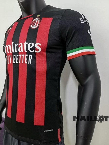 Foot Maillot Pas Cher Thailande Domicile Joueurs Maillot AC Milan 2022 2023 Rouge