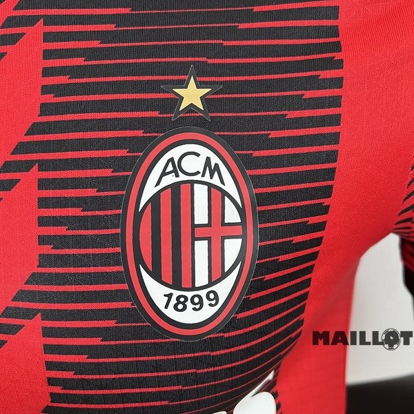 Foot Maillot Pas Cher Thailande Domicile Joueurs Maillot AC Milan 2023 2024 Rouge