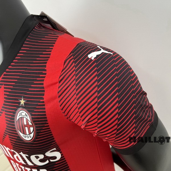 Foot Maillot Pas Cher Thailande Domicile Joueurs Maillot AC Milan 2023 2024 Rouge