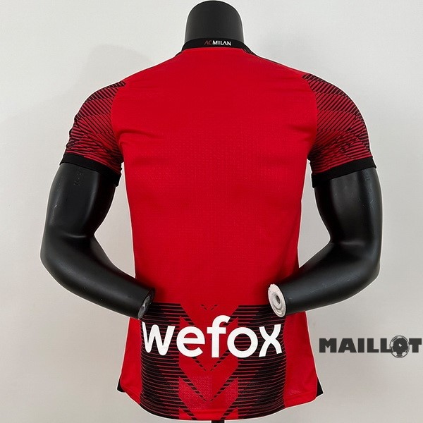 Foot Maillot Pas Cher Thailande Domicile Joueurs Maillot AC Milan 2023 2024 Rouge