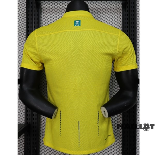 Foot Maillot Pas Cher Thailande Domicile Joueurs Maillot Al Nassr 2023 2024 Jaune