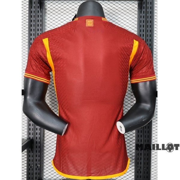 Foot Maillot Pas Cher Thailande Domicile Joueurs Maillot As Roma 2023 2024 Rouge