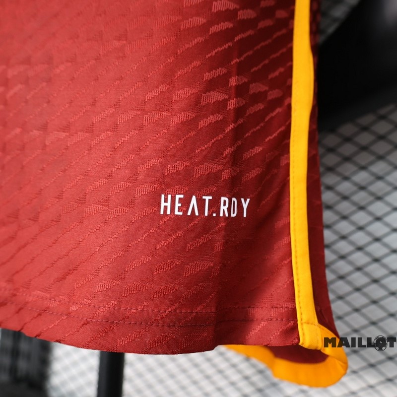 Foot Maillot Pas Cher Thailande Domicile Joueurs Maillot As Roma 2023 2024 Rouge