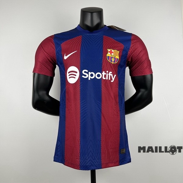 Foot Maillot Pas Cher Thailande Domicile Joueurs Maillot Barcelona 2023 2024 Bleu Rouge