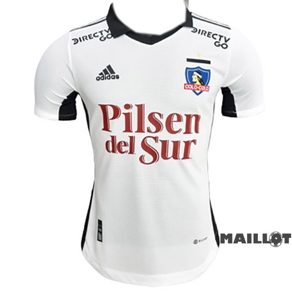 Foot Maillot Pas Cher Thailande Domicile Joueurs Maillot Colo Colo 2022 2023 Blanc