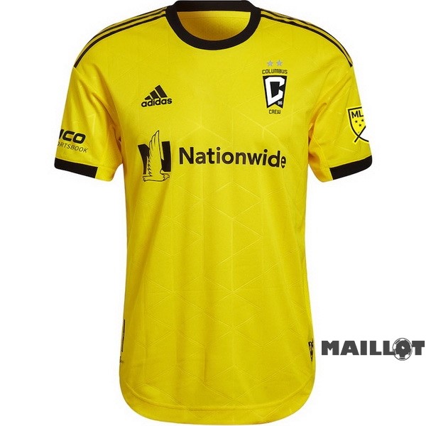 Foot Maillot Pas Cher Thailande Domicile Joueurs Maillot Columbus Crew 2022 2023 Jaune