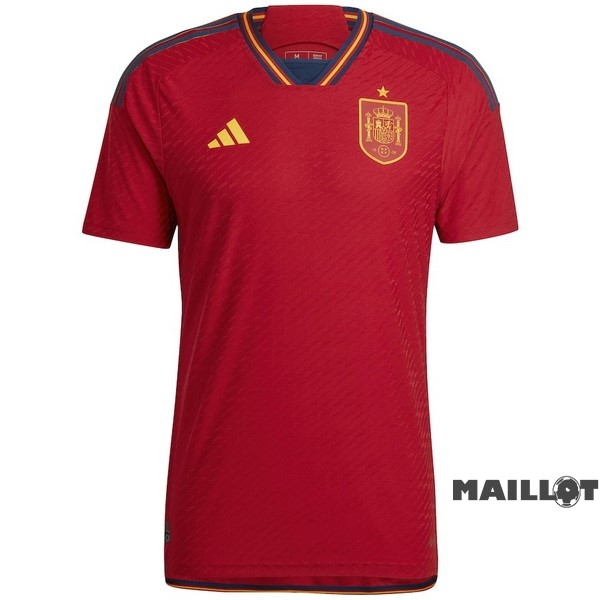 Foot Maillot Pas Cher Thailande Domicile Joueurs Maillot Espagne 2022 Rouge