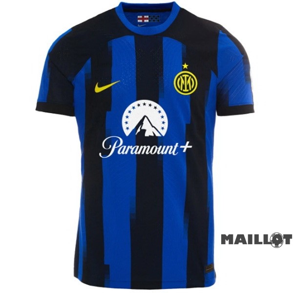 Foot Maillot Pas Cher Thailande Domicile Joueurs Maillot Inter Milán 2023 2024 Bleu