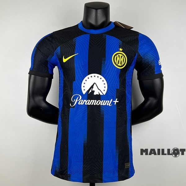 Foot Maillot Pas Cher Thailande Domicile Joueurs Maillot Inter Milán 2023 2024 Bleu
