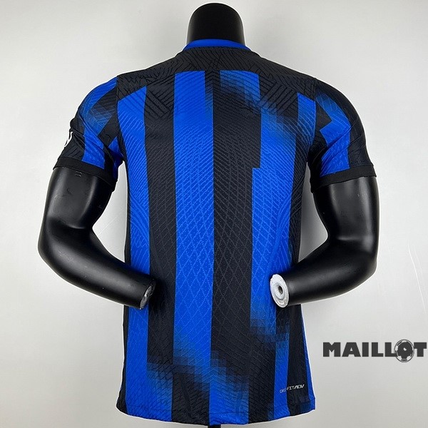 Foot Maillot Pas Cher Thailande Domicile Joueurs Maillot Inter Milán 2023 2024 Bleu