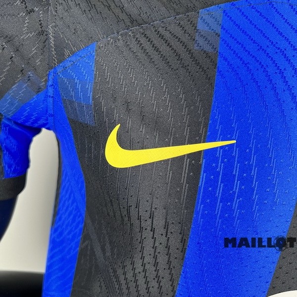 Foot Maillot Pas Cher Thailande Domicile Joueurs Maillot Inter Milán 2023 2024 Bleu