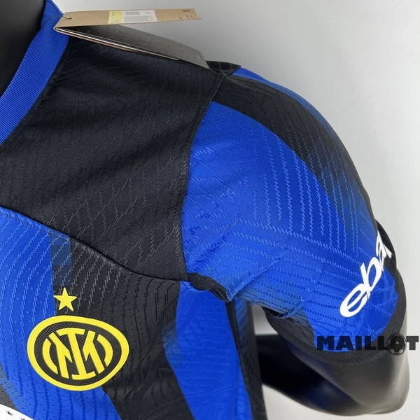 Foot Maillot Pas Cher Thailande Domicile Joueurs Maillot Inter Milán 2023 2024 Bleu