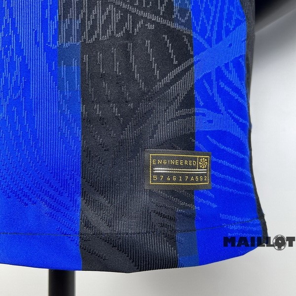 Foot Maillot Pas Cher Thailande Domicile Joueurs Maillot Inter Milán 2023 2024 Bleu