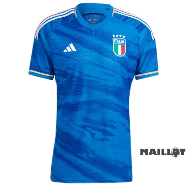Foot Maillot Pas Cher Thailande Domicile Joueurs Maillot Italie 2023 Bleu