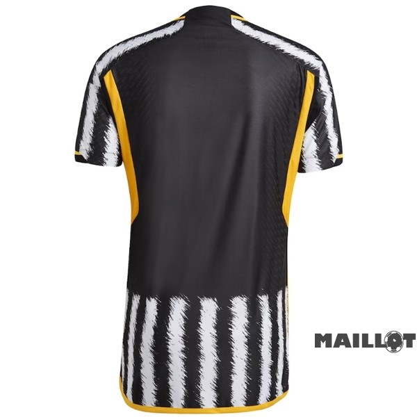 Foot Maillot Pas Cher Thailande Domicile Joueurs Maillot Juventus 2023 2024 Blanc Noir