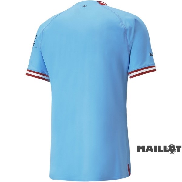 Foot Maillot Pas Cher Thailande Domicile Joueurs Maillot Manchester City 2022 2023 Bleu