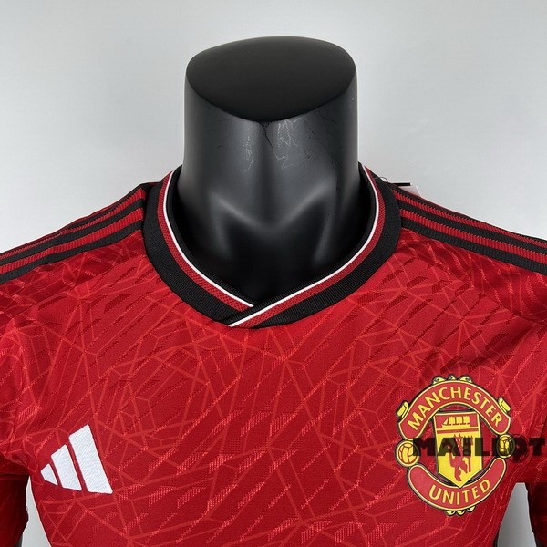 Foot Maillot Pas Cher Thailande Domicile Joueurs Maillot Manchester United 2023 2024 Rouge
